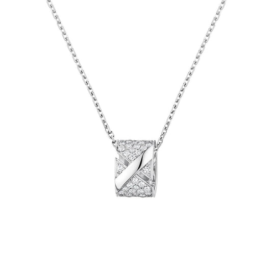 [⭐Veyra]LIENS EVIDENCE DIAMOND PAVED NECKLACE
