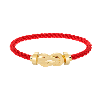 [⭐Veyra]CHANCE LARGE 8 FIGURE BUCKLE NO DIAMOND BRACELET GOLD