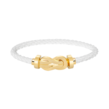 [⭐Veyra]CHANCE LARGE 8 FIGURE BUCKLE NO DIAMOND BRACELET GOLD