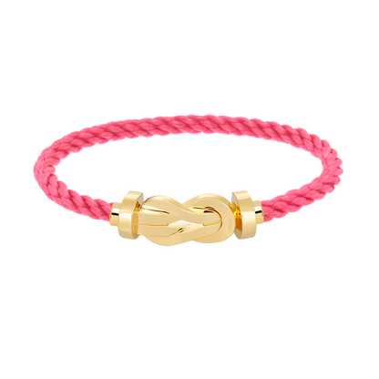[⭐Veyra]CHANCE LARGE 8 FIGURE BUCKLE NO DIAMOND BRACELET GOLD