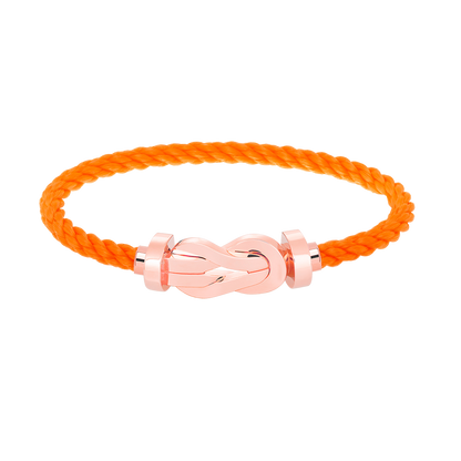 [⭐Veyra]CHANCE LARGE 8 FIGURE BUCKLE NO DIAMOND BRACELET ROSE GOLD