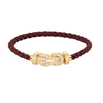 [⭐Veyra]CHANCE LARGE 8 FIGURE BUCKLE FULLDIAMOND BRACELET GOLD