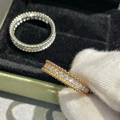 [⭐Veyra]PERLEE DIAMOND SILVER RING