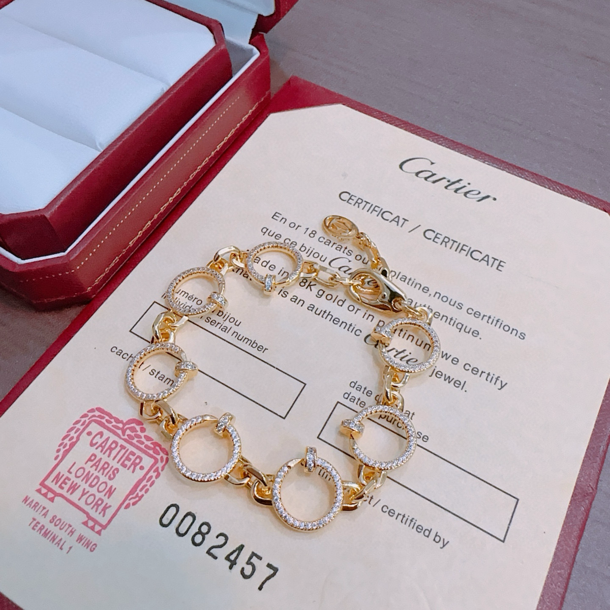 [⭐Veyra Jewelry] LOVE&JUSTE BRACELET DIAMONDS