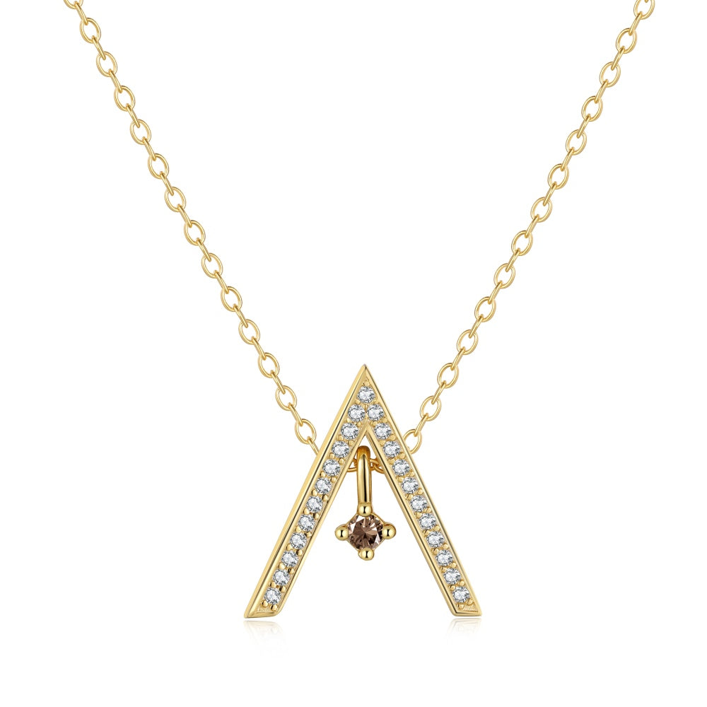 [⭐Lucky Jewelry]⭐Luckyling "A" Shape Necklace