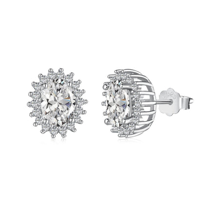 [⭐Lucky Jewelry]Delicate Radiant Oval Cut Daily Earrings