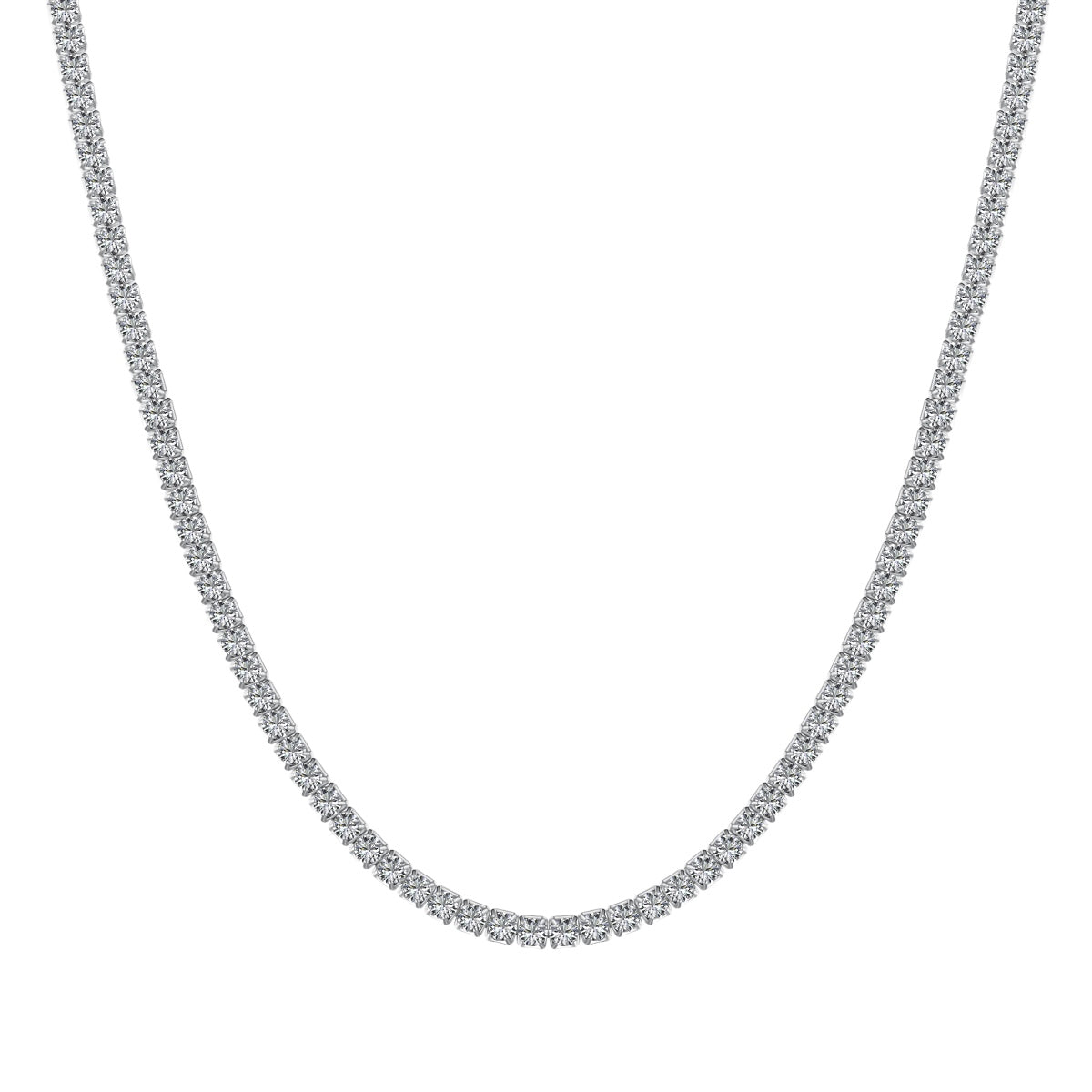 [⭐Lucky Jewelry]Delicate Round Shape Tennis Necklace