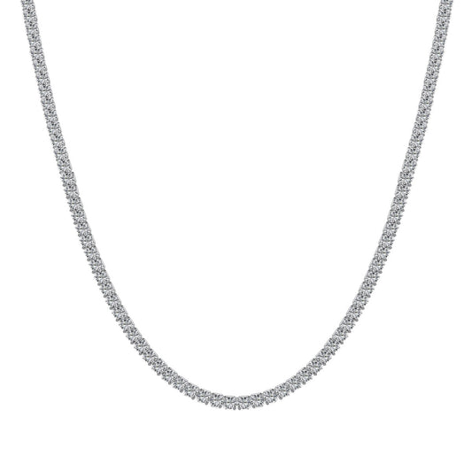 [⭐Lucky Jewelry]Delicate Round Shape Tennis Necklace