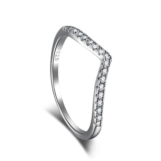 [⭐Lucky Jewelry]Elaborate Tennis Band Ring