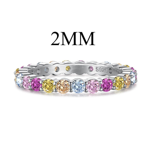[⭐Lucky Jewelry]Dazzling Resplendent Round Cut Party Ring