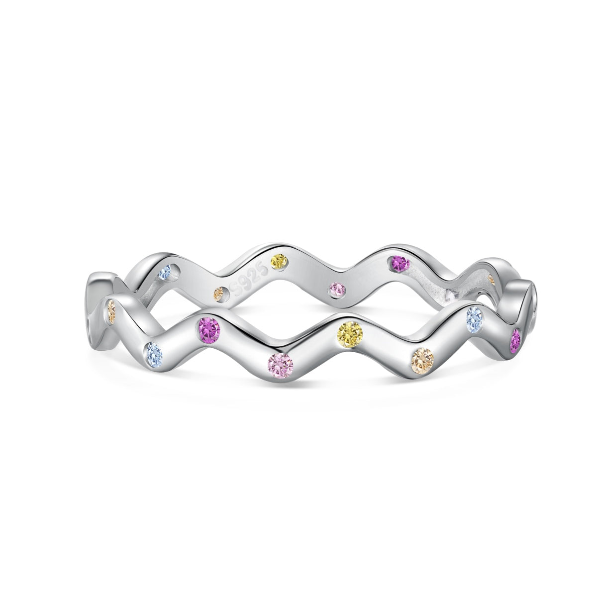 [⭐Lucky Jewelry]Ornate Vibrant Round Cut Daily Ring