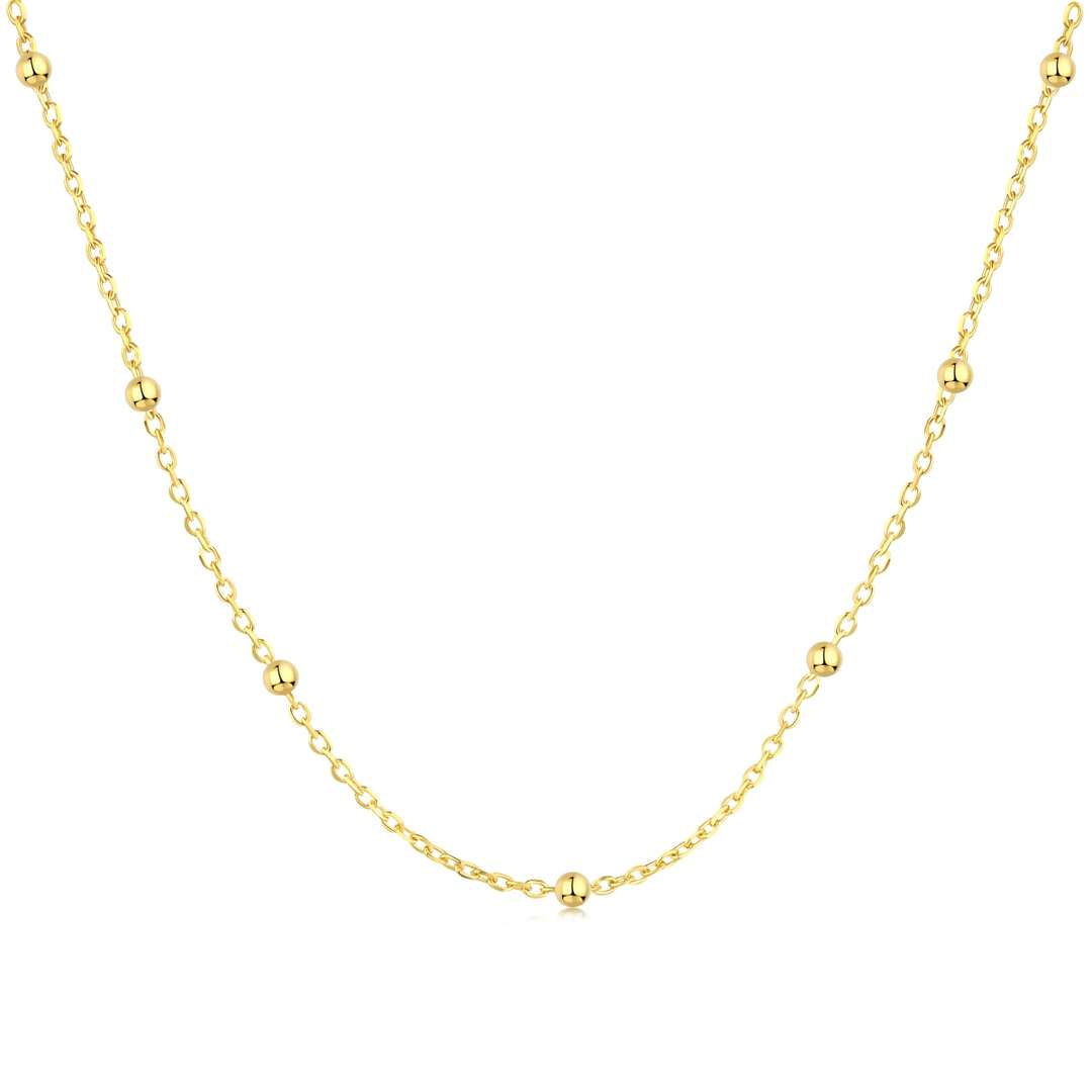 [⭐Lucky Jewelry]Small Bead Clavicle Chain Simple Necklace