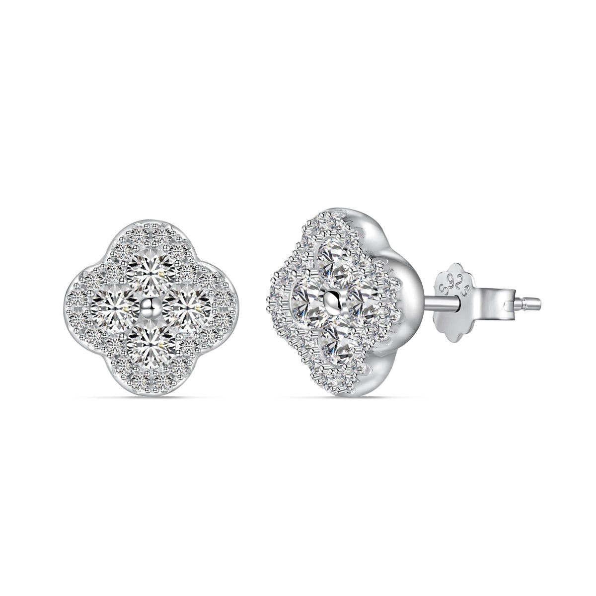 [⭐Lucky Jewelry]Four-Leaf Clover Flower Shaped Earrings