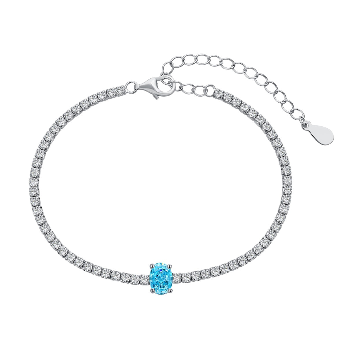 [⭐Lucky Jewelry]0.75 Carat Exquisite Oval Cut Daily Bracelet