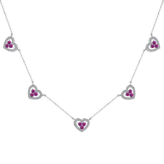 [⭐Lucky Jewelry]⭐Luckyling Five Heart Necklace