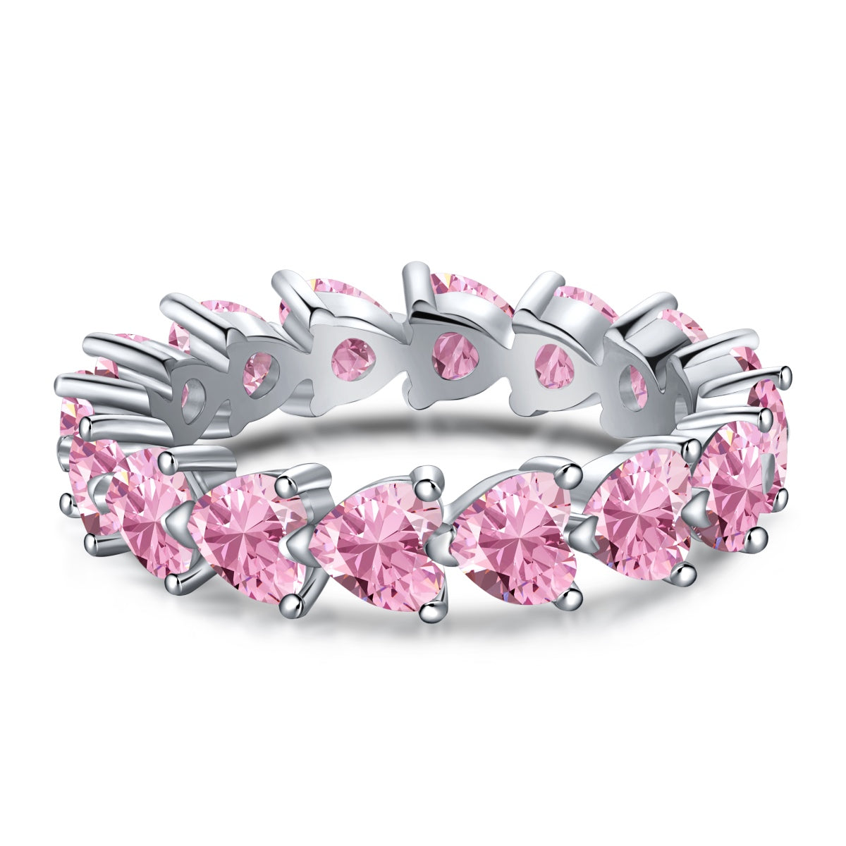 [⭐Lucky Jewelry]0.25 Carat Radiant Romance Heart Cut Lover Ring