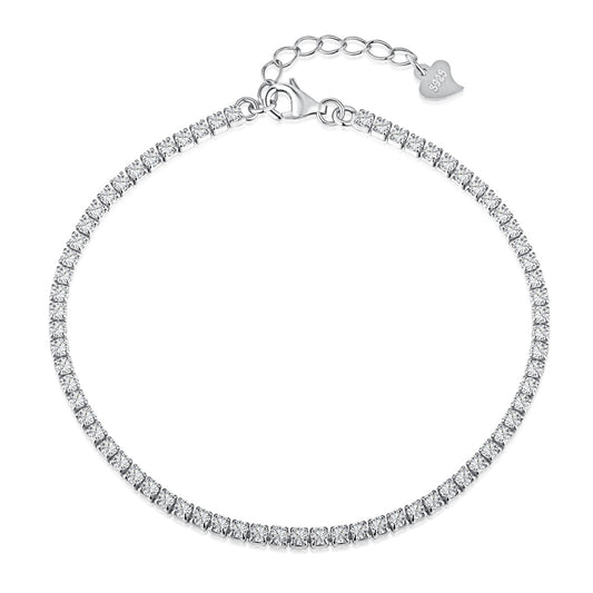 [⭐Lucky Jewelry]Radiant Shinning Princess Cut Tennis Bracelet