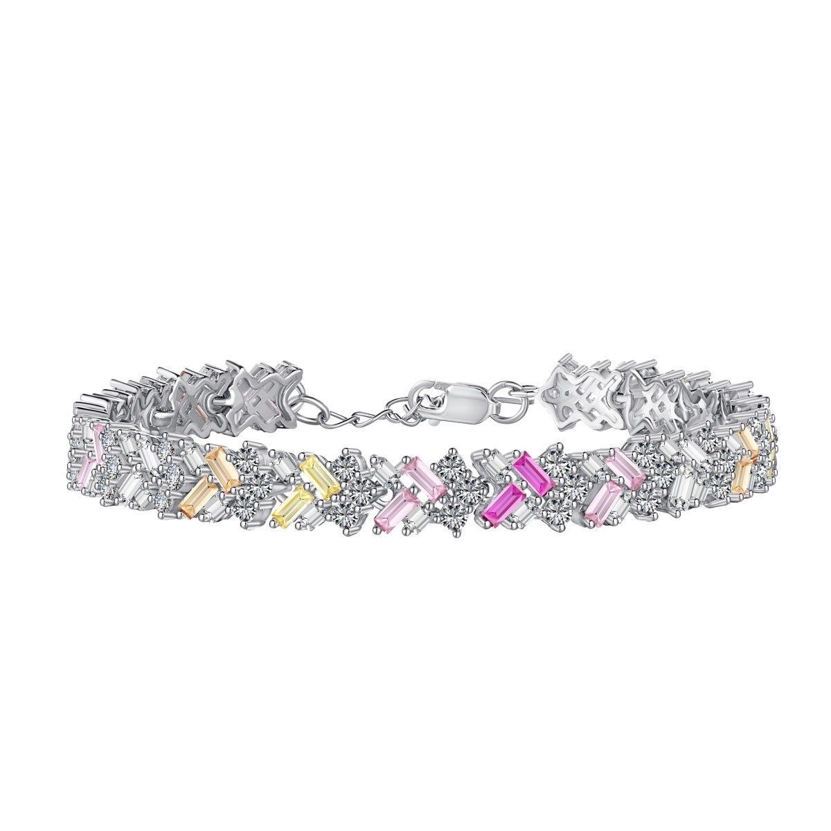 [⭐Lucky Jewelry]Dazzling Unique Multi Shape Daily Bracelet