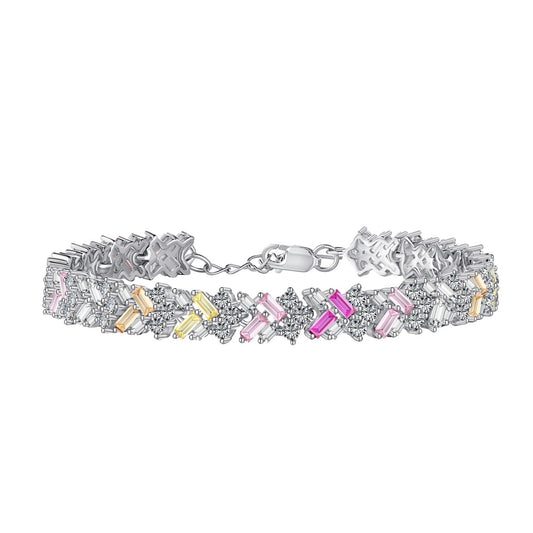 [⭐Lucky Jewelry]Dazzling Unique Multi Shape Daily Bracelet