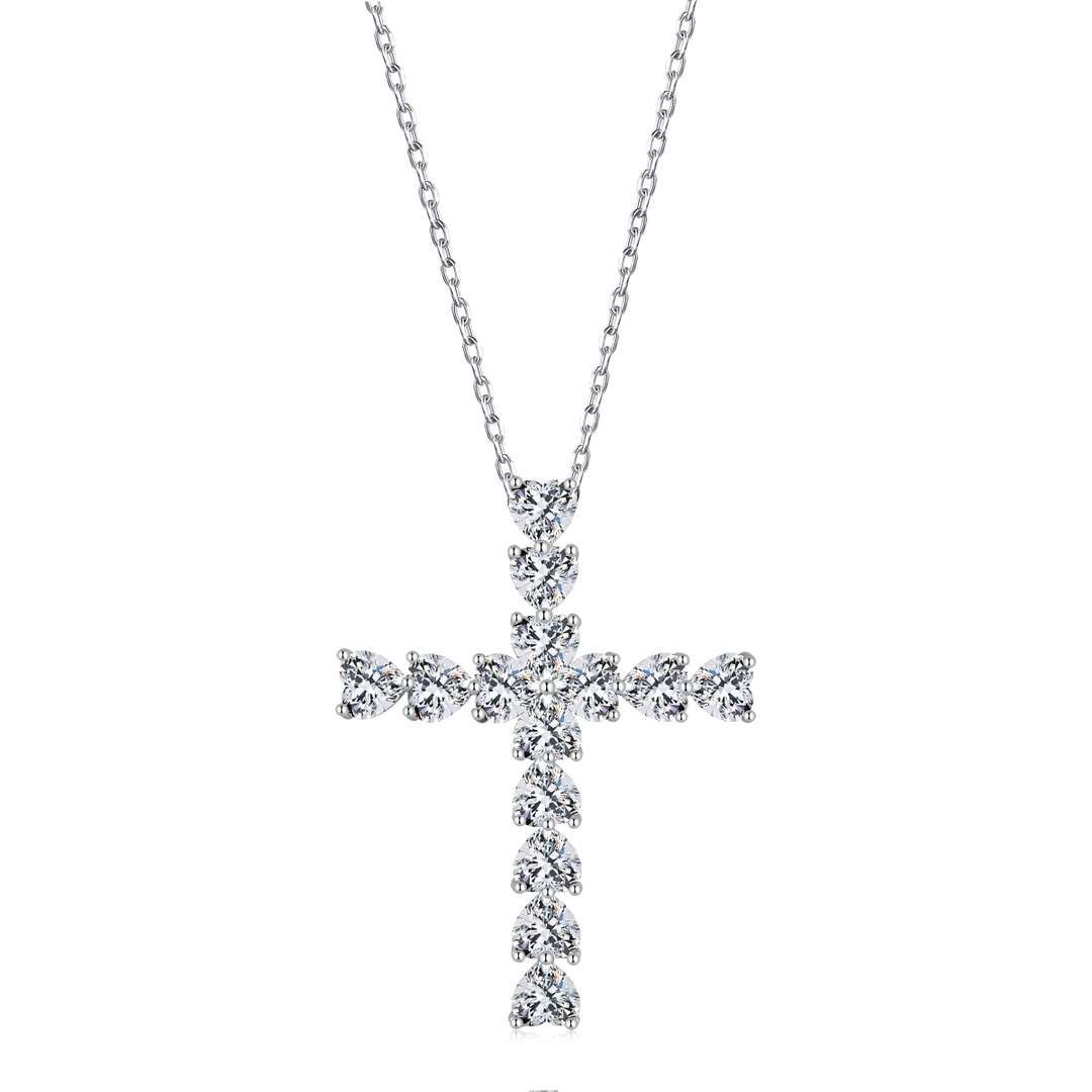 [⭐Lucky Jewelry]Radiant Cross Shape Necklace