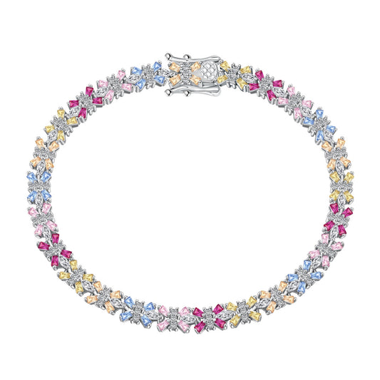 [⭐Lucky Jewelry]Radiant Colorful Emerald Cut Party Bracelet