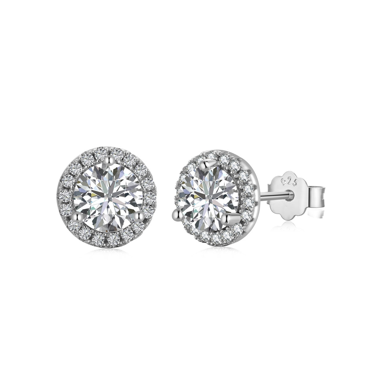 [⭐Lucky Jewelry]Classic Princess Round Shape Earrings