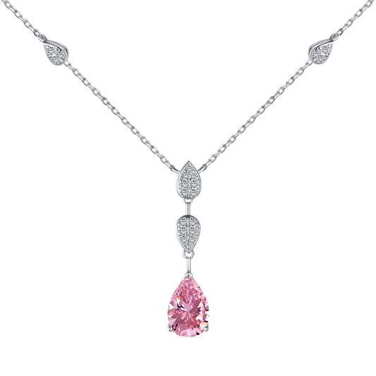 [⭐Lucky Jewelry]Dazzling Pear Cut Necklace