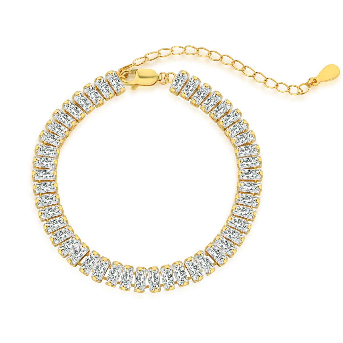 [⭐Lucky Jewelry]Exquisite Emerald Cut Daily Bracelet