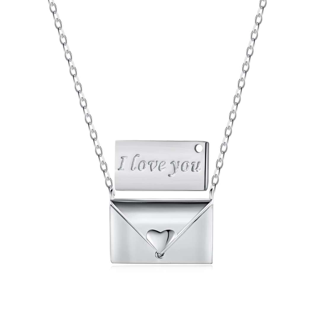 [⭐Lucky Jewelry]Envelope Heart Shape Mother's Day Necklace