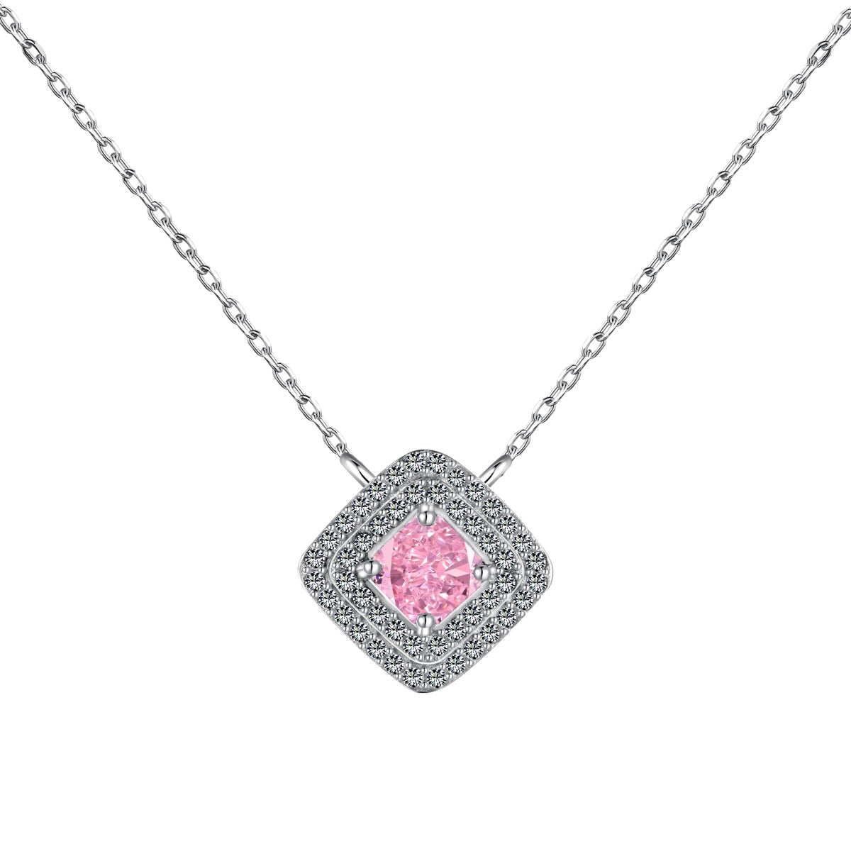 [⭐Lucky Jewelry]⭐Luckyling Asscher Cut Necklace