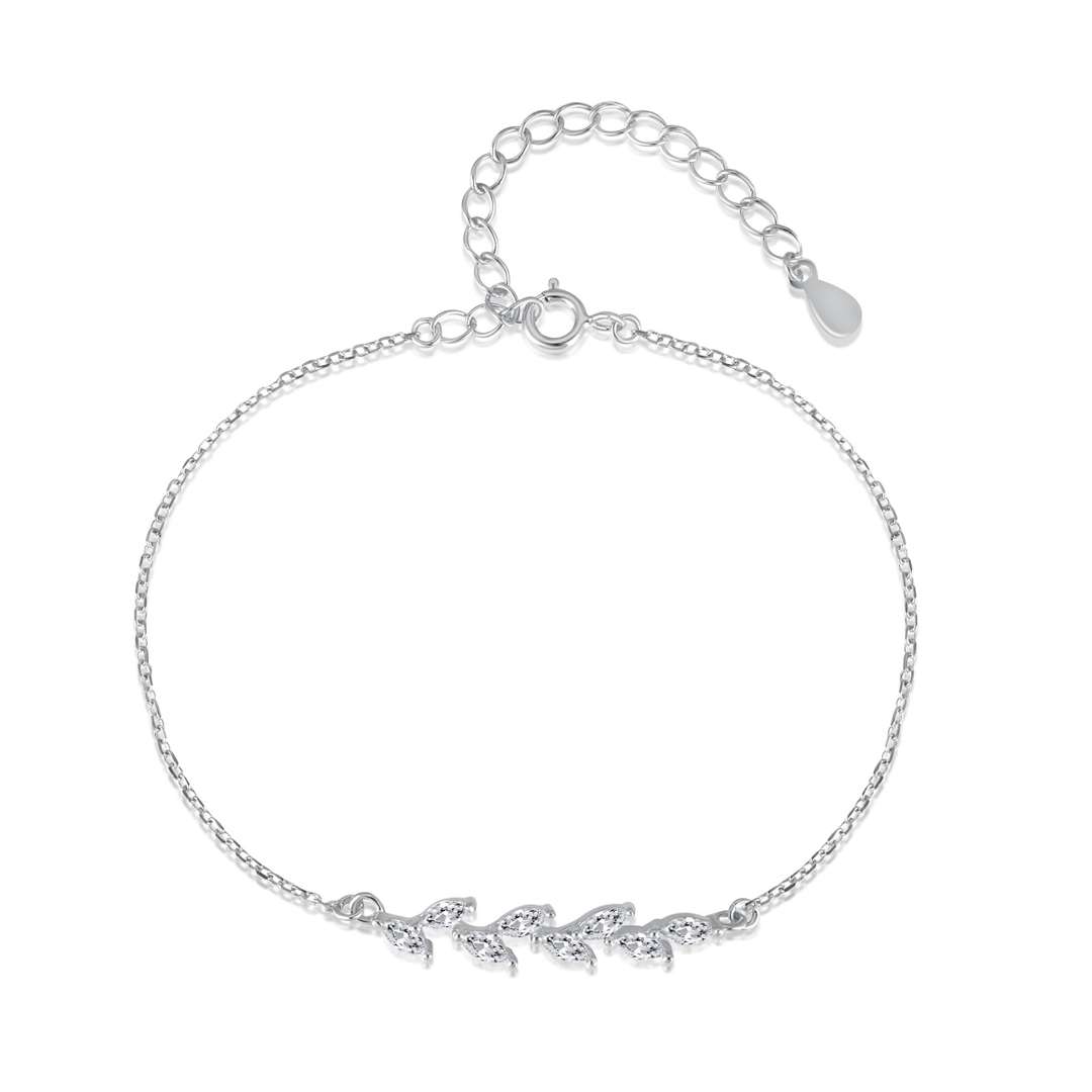 [⭐Lucky Jewelry]Elegant Wheat Leaves Shape Bracelet