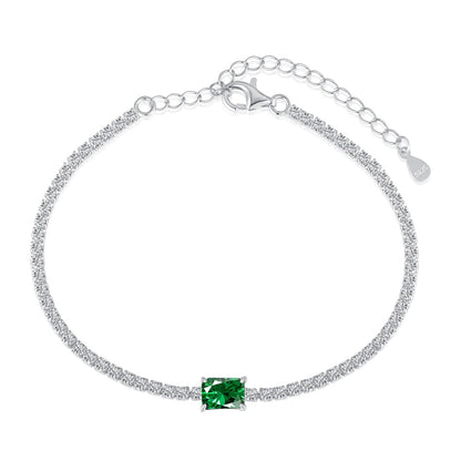 [⭐Lucky Jewelry]1.0 Carat Unique Emerald Cut Banquet Bracelet