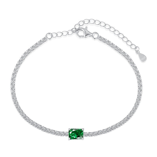 [⭐Lucky Jewelry]1.0 Carat Unique Emerald Cut Banquet Bracelet