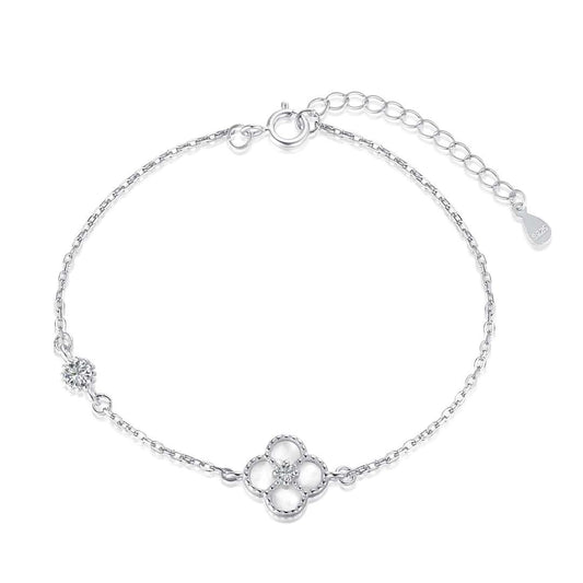 [⭐Lucky Jewelry]Delicate Four Leaf Clover Bracelet