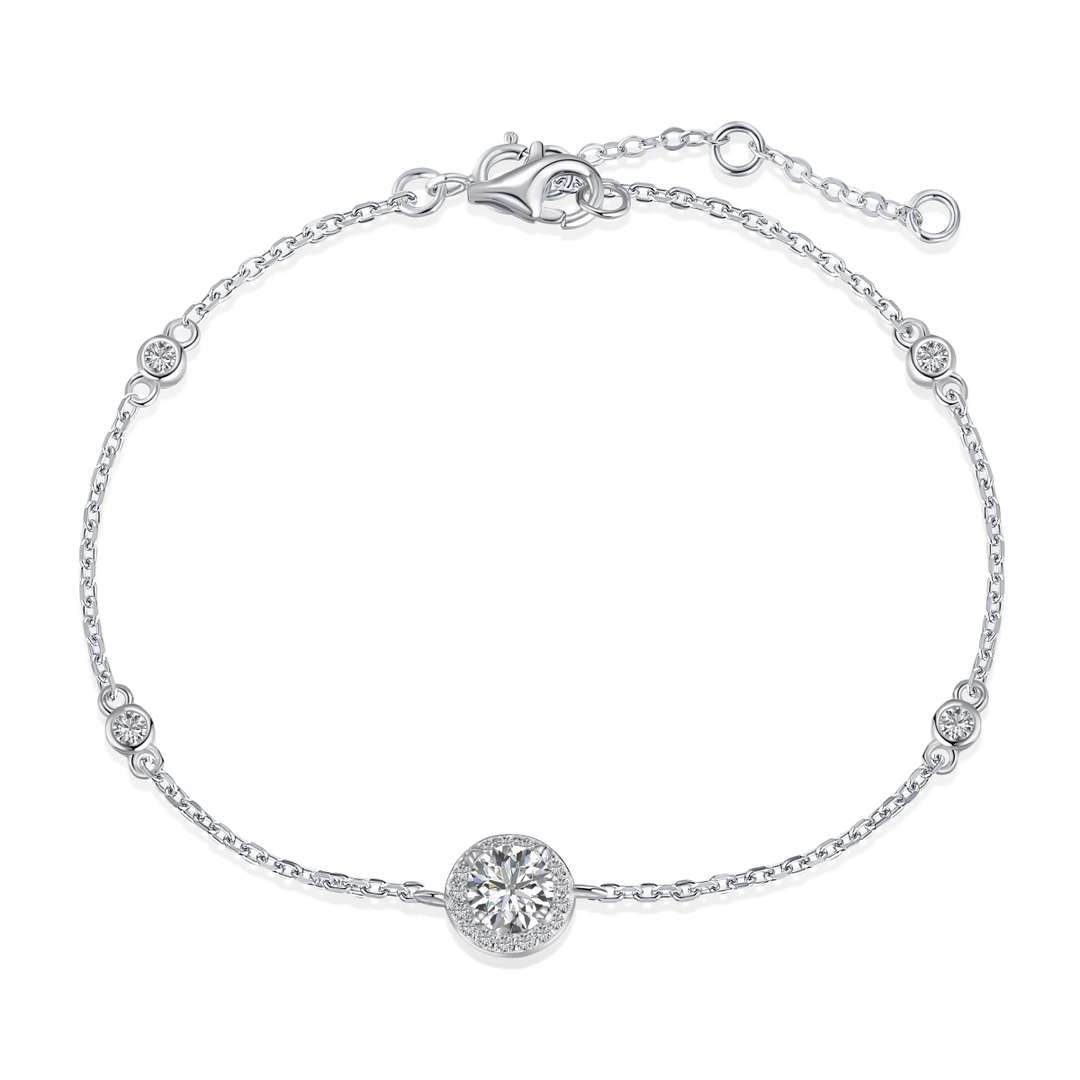 [⭐Lucky Jewelry]Dazzling Round Cut Shape Bracelet