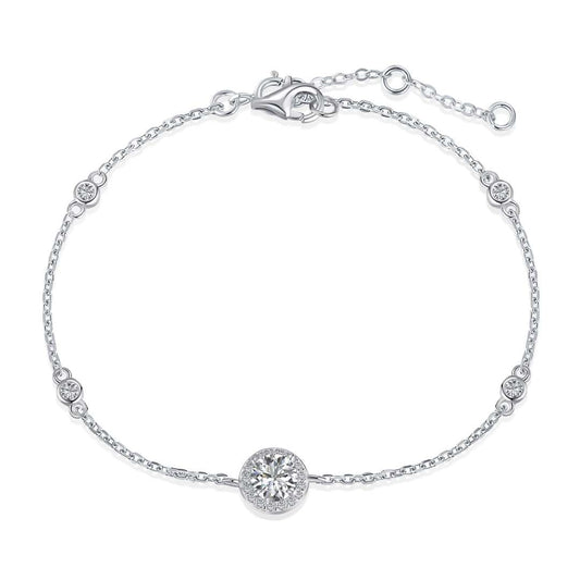 [⭐Lucky Jewelry]Dazzling Round Cut Shape Bracelet