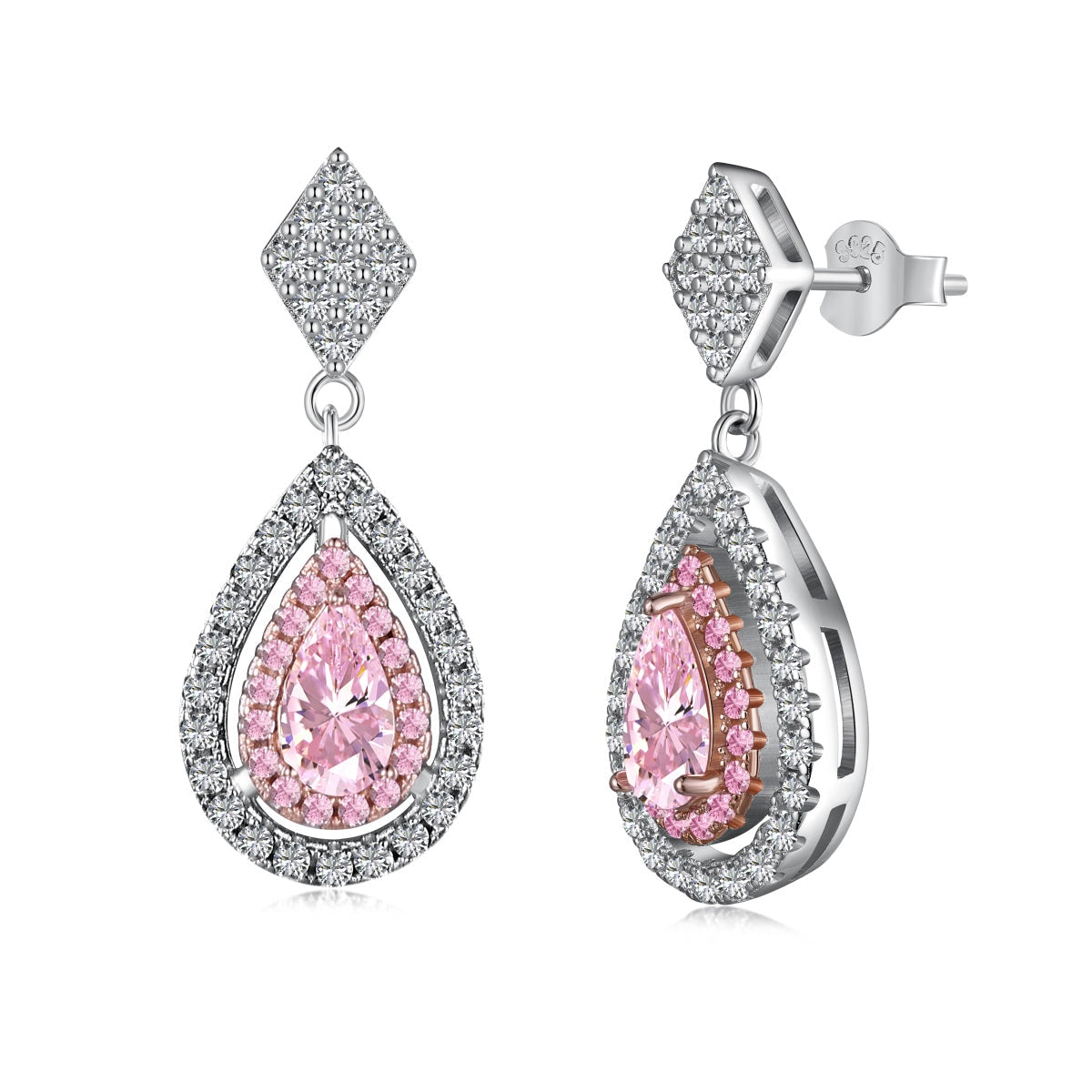 [⭐Lucky Jewelry]Ornate Delicate Water Drop Shape Banquet Earrings