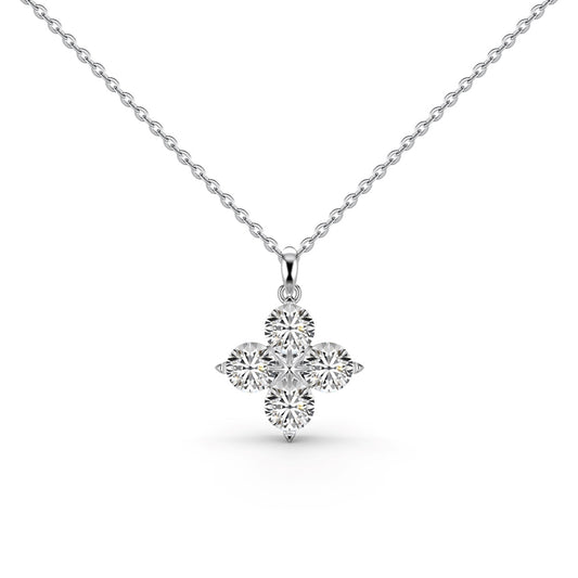 [⭐Lucky Jewelry]Four-Leaf Clover And Eight-Pointed Star Necklace