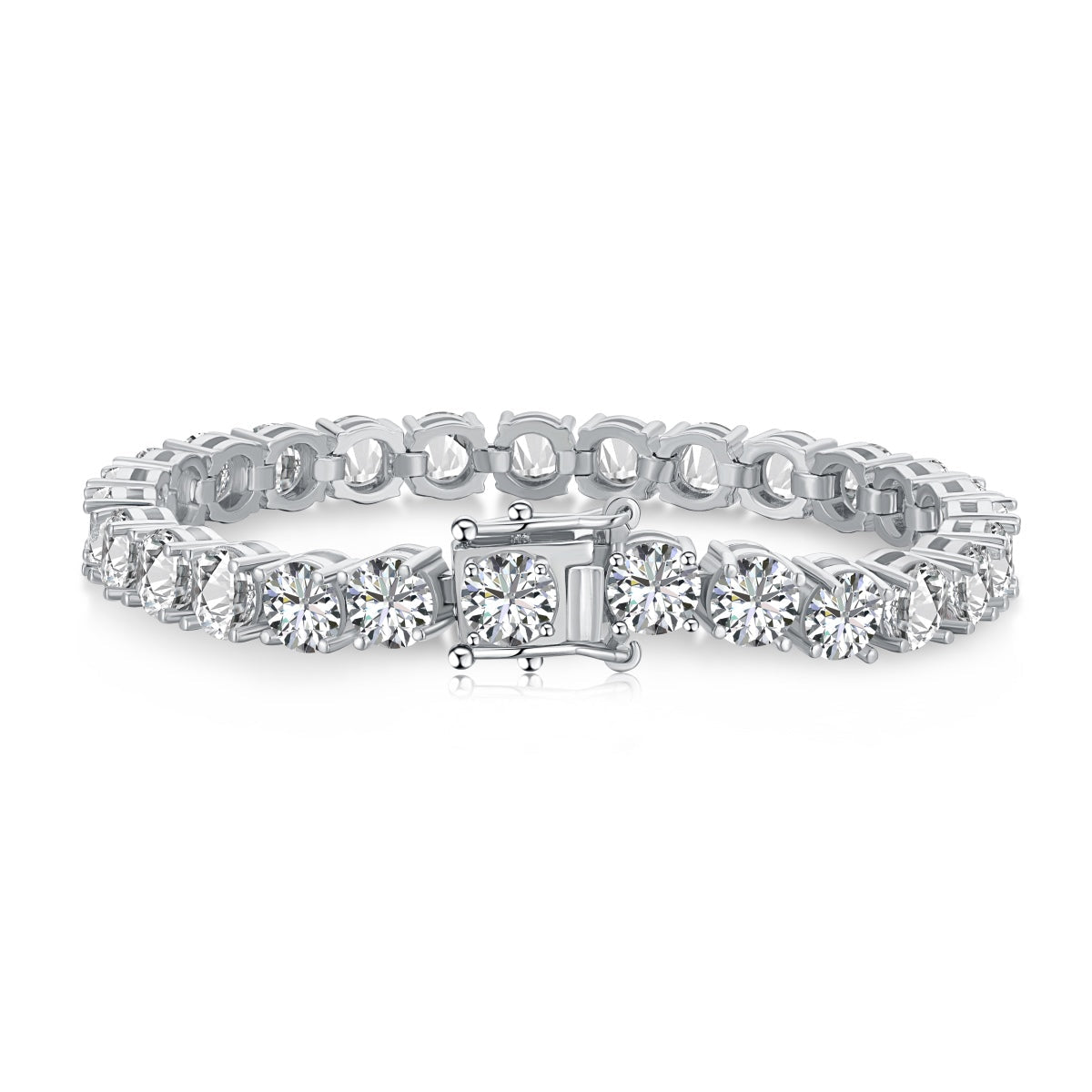 [⭐Lucky Jewelry]0.75 Carat Dazzling Round Cut Wedding Bracelet