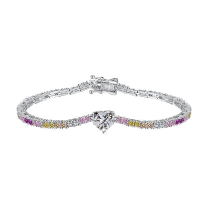 [⭐Lucky Jewelry]Delicate Romantic Heart Shape Lover Bracelet