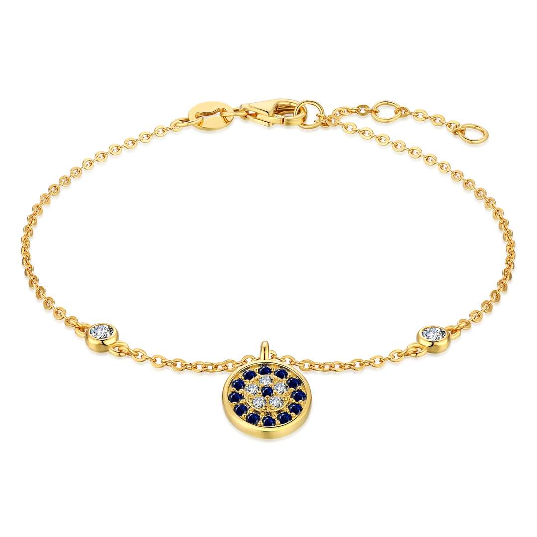 [⭐Lucky Jewelry]Devil's Eye Round Shape Bracelet