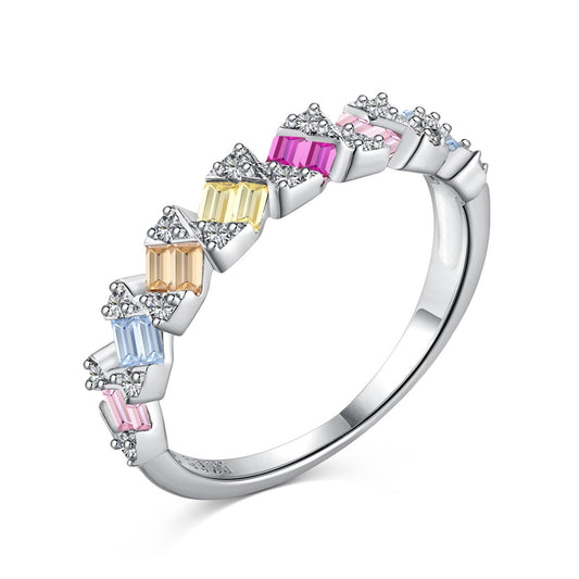 [⭐Lucky Jewelry]Delicate Vibrant Emerald Cut Daily Ring