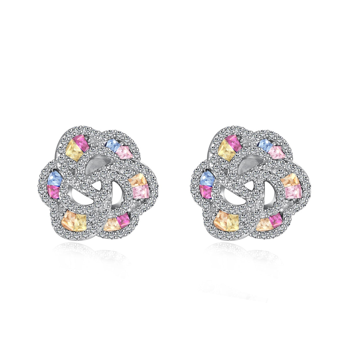 [⭐Lucky Jewelry]Exquisite Flower Shape Daily Earrings