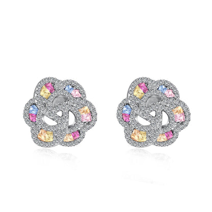 [⭐Lucky Jewelry]Exquisite Flower Shape Daily Earrings