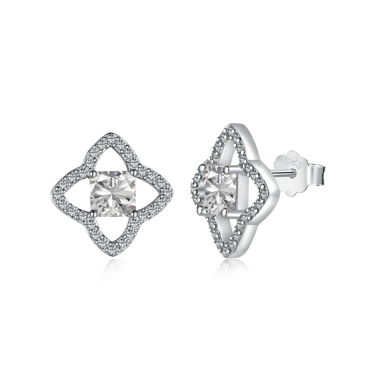 [⭐Lucky Jewelry]Elegant Star Shape Princess Cut Daily Earrings
