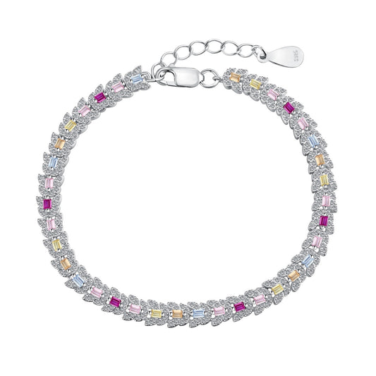 [⭐Lucky Jewelry]Delicate Colorful Multi Cut Daily Bracelet