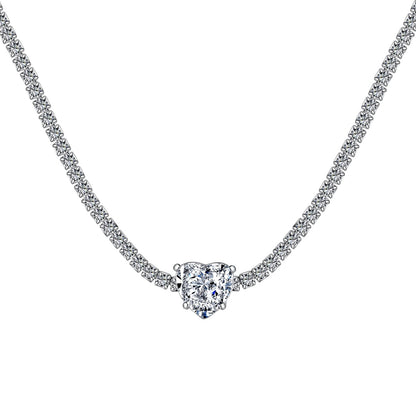 [⭐Lucky Jewelry]2.0 Carat ⭐Luckyling Tennis Heart Cut Necklace