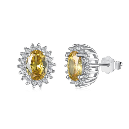 [⭐Lucky Jewelry]Delicate Radiant Oval Cut Daily Earrings