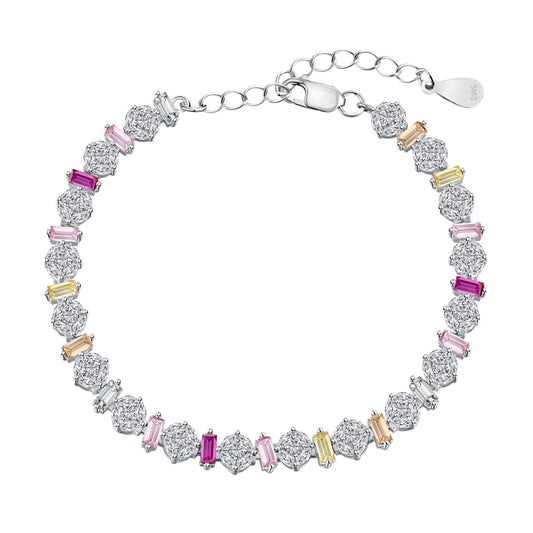 [⭐Lucky Jewelry]Radiant Colorful Round Shape Daily Bracelet