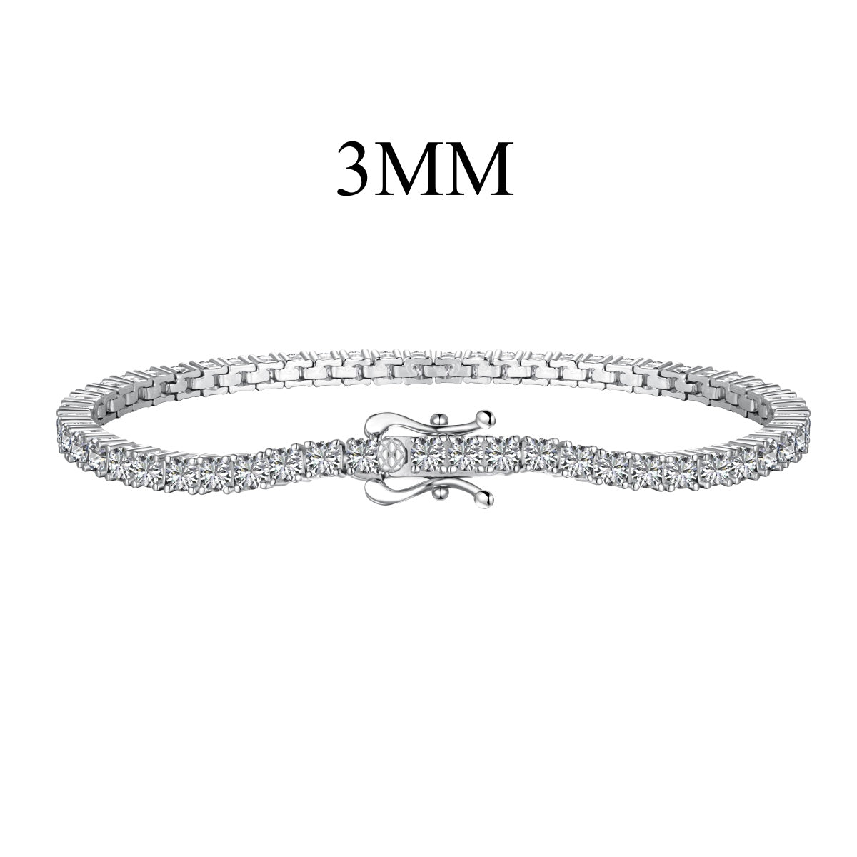[⭐Lucky Jewelry]Dainty Charming Round Cut Tennis Bracelet